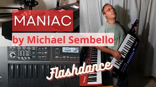 Maniac (Flashdance) - Live looping tutorial and solo keyboard Roland Juno DS