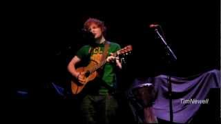 Ed Sheeran LIVE! / "Give Me Love" / Detroit 2012-04-20 / The Fillmore