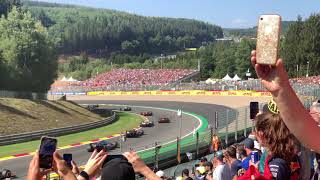 Belgian Grand Prix 2022 Opening Lap at Turn 10 (Pouhon)