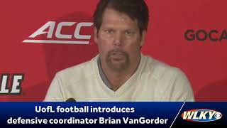 WATCH: UofL football introduces defensive coordinator Brian VanGorder