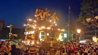 成田祇園祭2015_山車・屋台夜の巡行