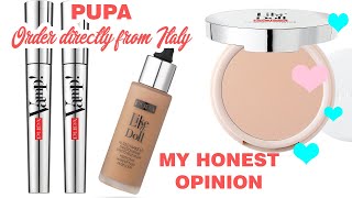 DIRECTLY FROM ITALY Unpacking Pupa Milano Online Order Review Unboxing \u0026 First Impressions