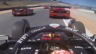 Red Bull F1 vs Supercars at Laguna Seca | Onboard