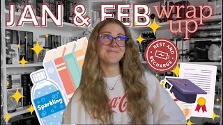 JANUARY + FEBRUARY WRAP UP || what I've read so far, book haul, + New Year's resolutions ✨📚💗