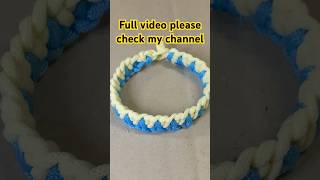 Making Nice Thread Rope Bracelet | S36 | Paracord Knot | DIY | Handicraft | Tutorial