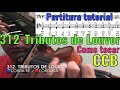 312 Tributos de Louvor CCB - Como tocar violino partitura tutorial