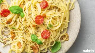 Nahrin cucina - Spaghetti aglio e olio