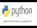 python command line arguments