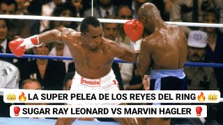 👑🔥LA SUPER PELEA DE LOS REYES DEL RING🔥👑 🥊SUGAR RAY LEONARD VS MARVIN HAGLER🥊 (Resumen)