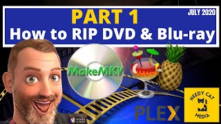 How to RIP DVD and Blu-ray Movies with MakeMKV & Handbrake Part 1 | Needy Cat Media
