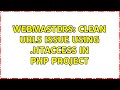 Webmasters: Clean URLs issue using .htaccess in PHP project (3 Solutions!!)