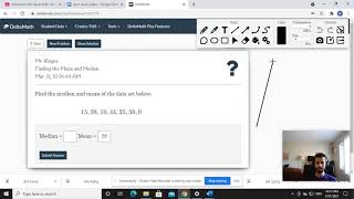 Finding the Mean and Median (delta math)