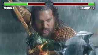 Aquaman vs. Oceanmaster WITH HEALTHBARS | Final Fight | HD | Aquaman