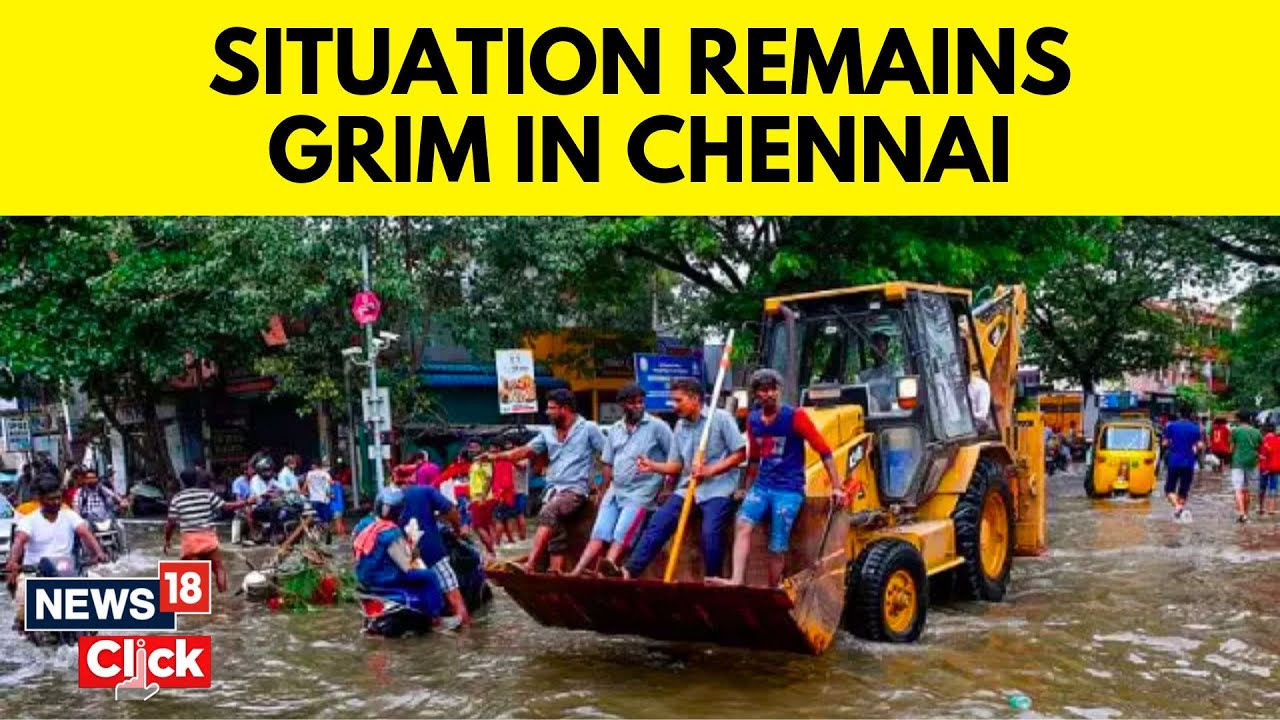 Chennai Flood 2023 News | Several Streets In Chennai Submerged After ...