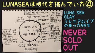 LUNA SEAは時代を読んでいた④LUNA SEA GLAY 〜The Millennium Eve 東京ドームのあった99年NEVER SOLD OUT CAPACITY∞、GLAY20万人ライブ