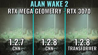 Alan Wake 2 - RTX Mega Geometry - Patch 1.2.8 - RTX 3070 - DLSS 4 Benchmark - 1440p