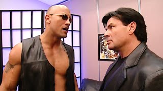 The Rock & Eric Bischoff Backstage Segment - Monday Night RAW!