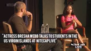 NiteCap Live: Actress Bresha Webb Talks turning down Sex Scene