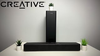 Creative Stage 360 2.1 Soundbar with Dolby Atmos - Unboxing & Test