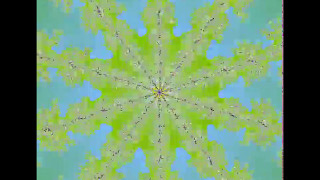 Colorful Fractal Animation in Java