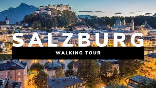 Salzburg Walking Tour | Tourist Attraction Austria 4K