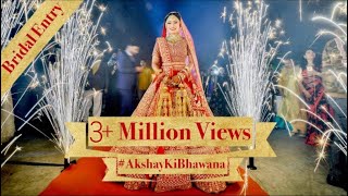 BEST BRIDAL ENTRY EVER | BRIDE GOALS | DIN SHAGNA DA | AKSHAY KI BHAWANA| VISH N WED