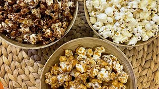 BHawramyFood-Popcorn with different flavours- شەمداری یا خود پۆپ کۆرن بە تامی جیاواز #popcorn