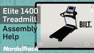Elite 1400 Treadmill (NTL14020.0): How to Assemble