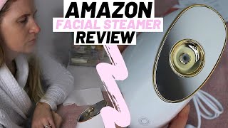 TESTING A HIGHLY RATED AMAZON FACIAL STEAMER | FIRST IMPRESSION & DEMO!