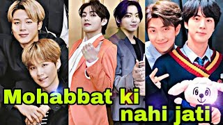 Mohabbat ki nahi jati// Naamjin //Taekook//Yoonmin 💜💜 Bts  Hindi song mix💞💖