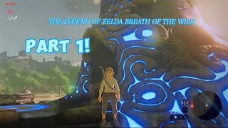The legend of Zelda breath of the wild part one/ tutorial