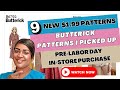 #410: 9 New $1.99 Patterns (Butterick Patterns I Picked Up)