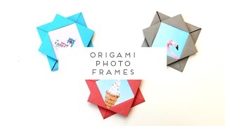 ORIGAMI PHOTO FRAMES