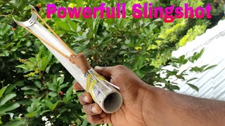 Slinghot With PVC Pipe | പിവിസി പൈപ്പ് ഉപയോഗിച്ച് സ്ലിങ്ങഷോട്ട് ഉണ്ടാക്കി | Malayalam | DIY