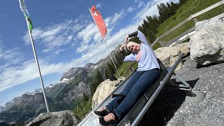 Adventure | Toboggan Ride @ Switzerland🇨🇭2022 | Mountain Coaster | Oeschinensee | Kandersteg