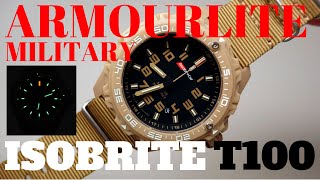 (4K) ARMOURLITE ISOBRITE VALOR T100 MILITARY WATCH REVIEW Model: ISO304