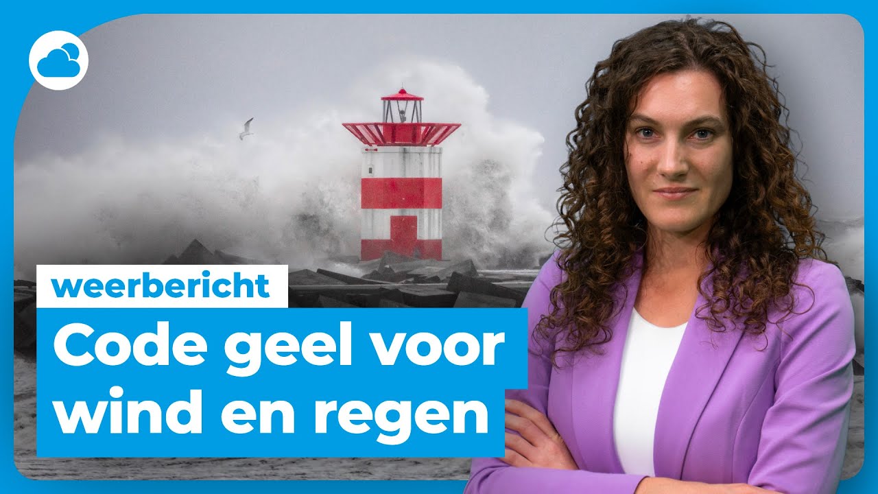 Weerbericht: CODE GEEL ⚠️ Woensdag Veel Wind En Regen - YouTube