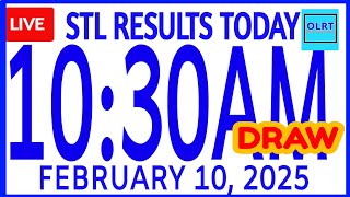 Stl results today February 10, 2025 10:30am DRAW stl swer3