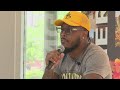 Green Bay Packers Running Back, Josh Jacobs, hosts Youth Football Camp