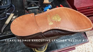 Loake Bedale Brown Executive Leather Resole #13 | Goodyear Welted | Scottish Shoe Repair