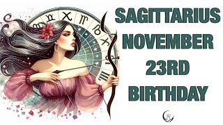 Sagittarius Birthday November 23rd. This Astrology video is all about you.  Send as a Birthday Card!