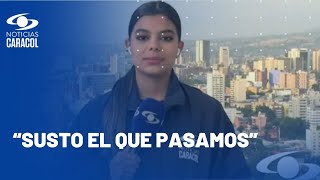 “A mí me movieron el piso”: reportera de Noticias Caracol sobre temblor en Quindío