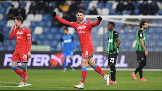 Sassuolo - Napoli 2 2 | All goals & highlights 01.12.21 | Italy - Serie A | PES