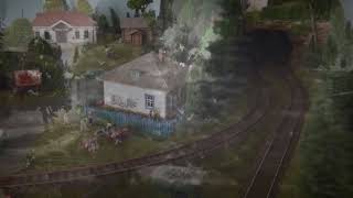 Lima V160 diesellocomotive on my small H0 model railway layout Kleinanlage Modellbahn Поезд