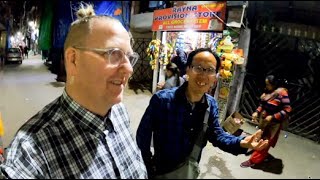 Arjun Nagar, New Delhi: My Late Night Walk Through Video with Andrew