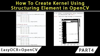 4. How to Create Kernel Using Structuring Element in OpenCV