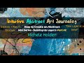 Mixed Media Art Process - How to Use BIG Shapes in an Abstract Painting - So FUN and EASY! - Part #3