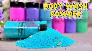 DIY Body Wash Powder!  Simple and Easy Body Wash Recipe!