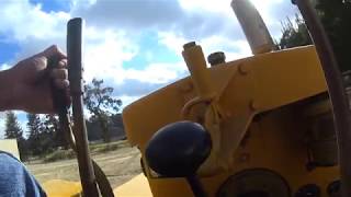 Playing on the 1938 Caterpillar D2 and 60's Essick Roller