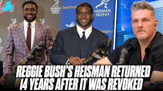 Reggie Bush Gets 2005 Heisman Back, 14 Years After Having To Forfeit It | Pat McAfee Reacts